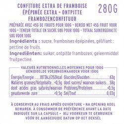 Confiture Extra de Framboise Epepinée