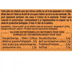 Pâte de Citron Confit au Gingembre BIO