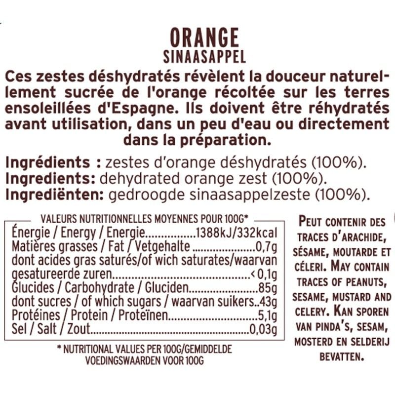 Jar of Orange information sheet  Albert Ménès
