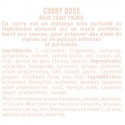 Jar of Mild Curry Powder information sheet  Albert Ménès