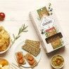 Crackers with Provence Herbs and Black Olive Crackers with Provence Herbs and Black Olive