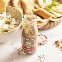 photo d'ambiance du pot de Zaatar du Liban Albert Ménès