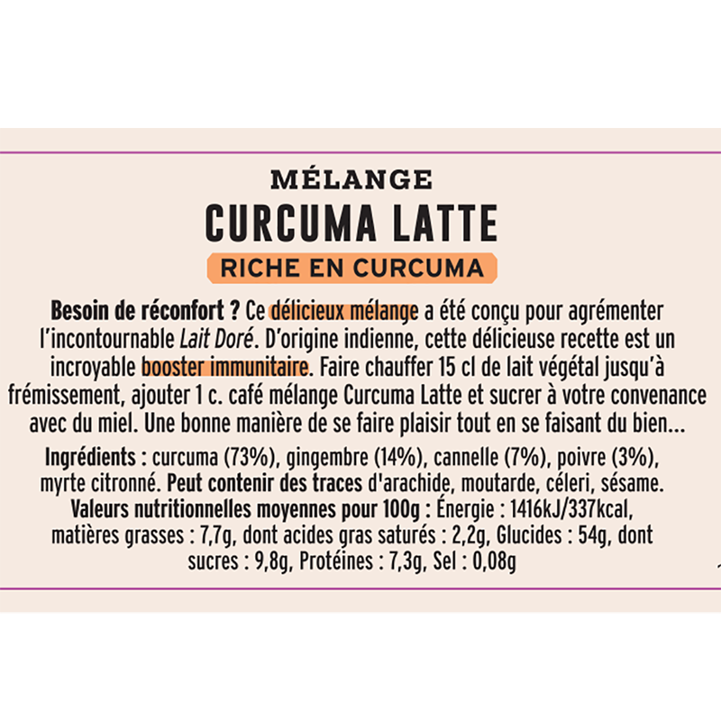 Mélange Curcuma Latte