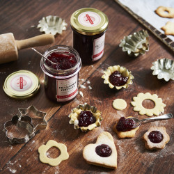 Konfitüre aus entkernten Himbeeren