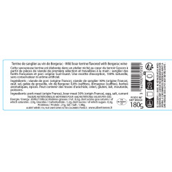 Französische Wildschweinpastete mit Bergerac-Wein