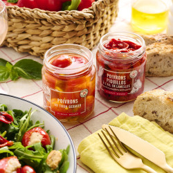 Paprika mit Weißem Thunfisch