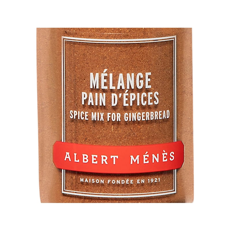 Zoom on the pot of Gingerbread Mix Albert Ménès