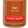 Zoom sur le pot de Chili Albert Ménès