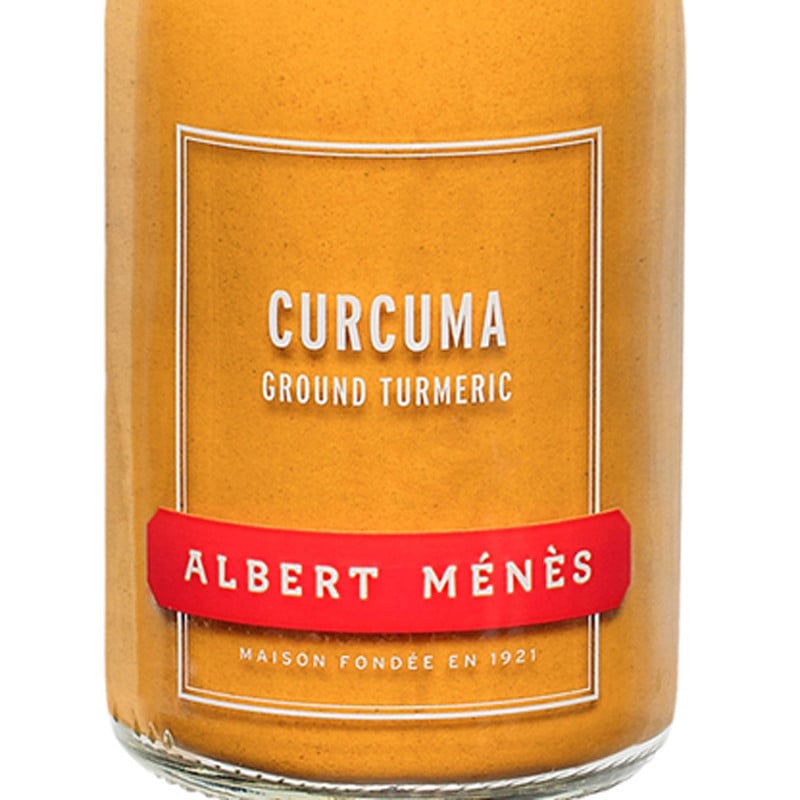 Zoom sur le pot de Curcuma Albert Ménès