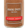 Zoom sur le pot de Mélange Quatre Épices Albert Ménès