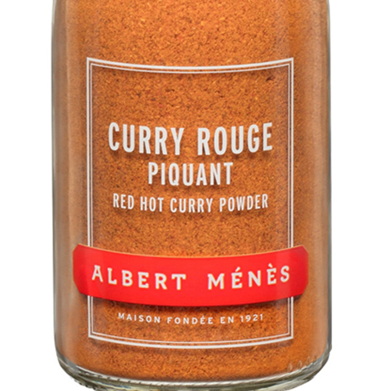 Zoom on the pot of Red Hot Curry Powder Albert Ménès