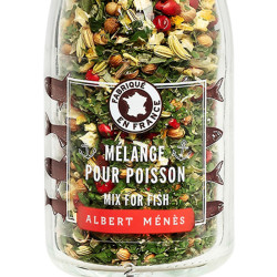 Zoom sur le pot de Mélange pour POISSON - Moulin Albert Ménès