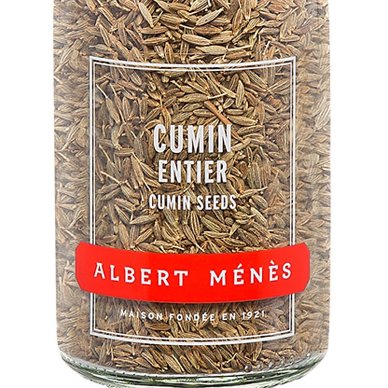 Zoom on the pot of Cumin Seeds Albert Ménès