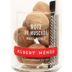 Zoom sur le pot de Noix de Muscade Albert Ménès