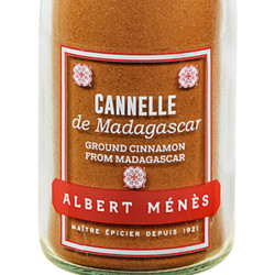 Zoom sur le pot de Cannelle Moulue De Madagascar Albert Ménès