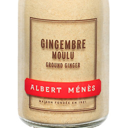 Zoom sur le pot de Gingembre Moulu Albert Ménès