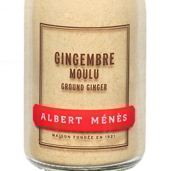 Zoom on the pot of Ground Ginger Albert Ménès