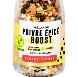 Mélange Poivre Épicé Boost en Moulin