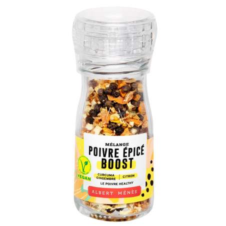 Jar of Spicy Pepper Boost Mix Mill Albert Ménès Jar of Spicy Pepper Boost Mix Mill Albert Ménès