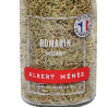 Détail des feuilles de romarin séché Albert Ménès, herbe de Provence parfumée