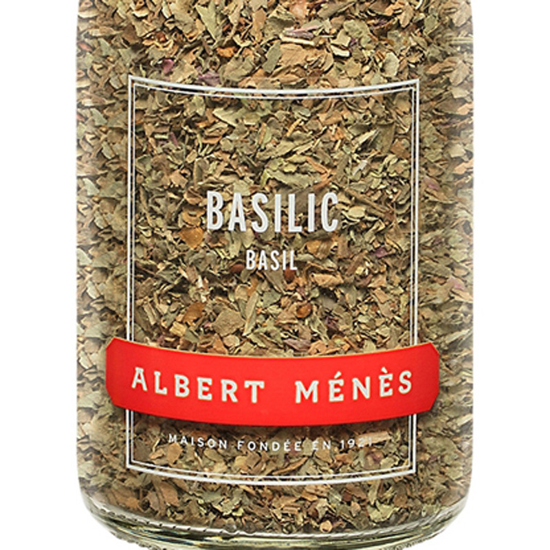 Zoom on the pot of Basil Albert Ménès