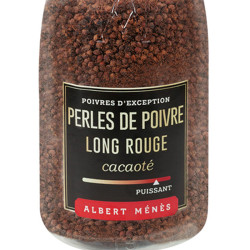 Long Red Pepper Pearls - Pepper Mill