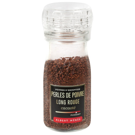 Long Red Pepper Pearls - Pepper Mill