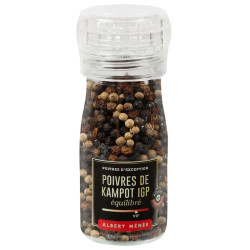 Jar of PGI Kampot Peppercorns - Pepper Mill Albert Ménès