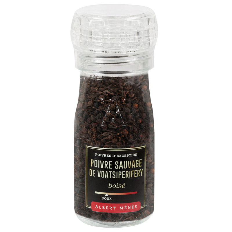 Jar of Wild Voatsiperifery Peppercorns - Pepper Mill Albert Ménès