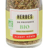 Zoom on the pot of Organic Herbes de Provence Albert Ménès