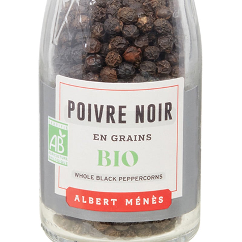 Poivre noir grain moulin 80ml TAF - Kibo