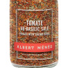 Tomate mit gesalzenem Basilikum