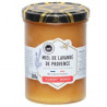 Pot de Miel de Lavande de Provence I.G.P 500g Albert Ménès, couleur claire et laiteuse, avec son couvercle doré.