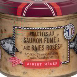 Rillettes au Saumon Fumé et aux Baies Roses