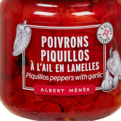 Poivrons Piquillo à l'Ail en Lamelles