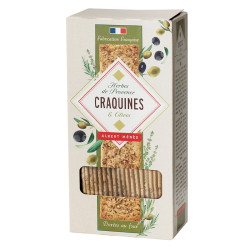 Crackers with Provence Herbs and Olives