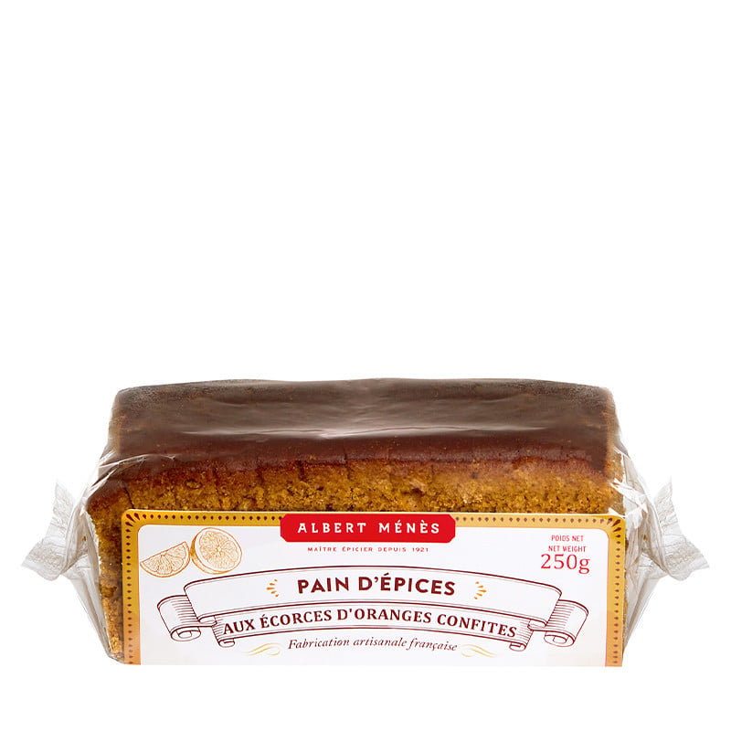 Pain d'Epices aux Ecorces d'Orange Confite Albert Ménès 250 g