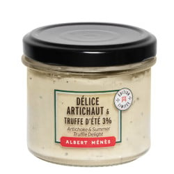 The artichoke cream with truffle
