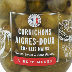 Sweet and Sour French Gherkins