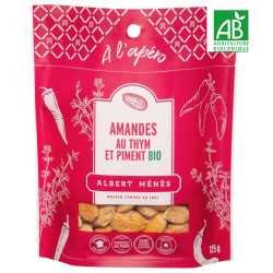 Organic Almonds with Thyme and Chilli Pepper