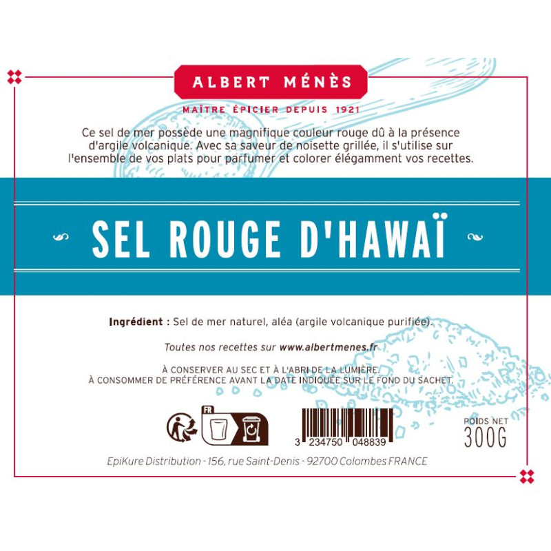 Eco recharhe sel rouge d'hawaï bat