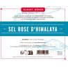 Recharge écologique de Sel Rose de l'Himalaya Albert Ménès, sachet pratique à l'usage