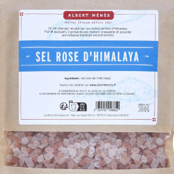 Gros plan sur les cristaux de Sel Rose de l'Himalaya Albert Ménès, texture et pureté