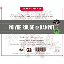 Eco recharge poivre rouge de Kampot bat