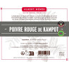 Öko-Nachfüllpack Poivre de Kampot Rouge