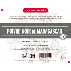 Eco-Recharge Poivre Noir en Grains Albert Ménès bat