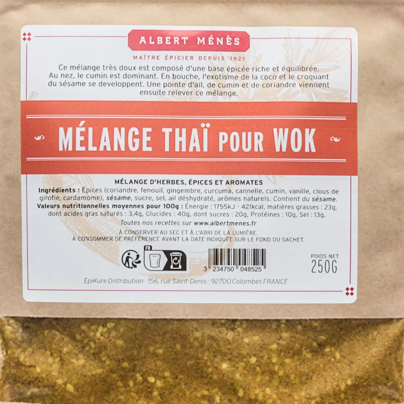 Eco recharge mélange thai pour wok zoom