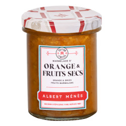 Marmelade aus Orangen und Trockenfrüchten