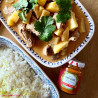 pâte de curry rouge ambiance porc ananas