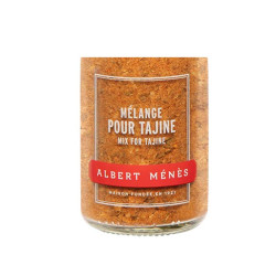 Zoom sur le pot de Mélange pour Tajine Albert Ménès